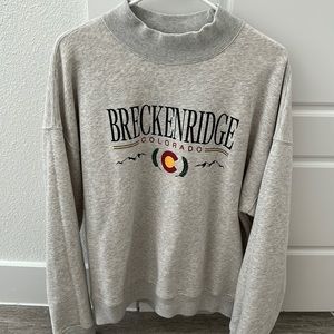 ABERCROMBIE oversized crew neck sweatshirt